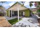 Wonderful covered patio with concrete flooring, adjacent to the main house at 3617 Walnut Wood St, Las Vegas, NV 89129