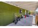 Covered patio with concrete flooring and ample space for storage or outdoor activities at 3617 Walnut Wood St, Las Vegas, NV 89129
