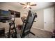The exercise room features a treadmill, elliptical machine, and a TV for an enhanced workout experience at 3698 Regatta Landing Dr, Las Vegas, NV 89141