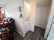 A convenient stacked washer and dryer are located in an alcove off the living room at 3771 Desert Marina Dr # 95, Laughlin, NV 89029