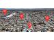 Aerial view of the house with points of interest nearby at 405 Oil Lantern Ln, Las Vegas, NV 89145
