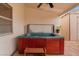 Outdoor hot tub with wood surround at 4110 Bonita Desert Ct, North Las Vegas, NV 89032