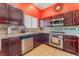 Efficient kitchen featuring stainless steel appliances and ample counter space at 4110 Bonita Desert Ct, North Las Vegas, NV 89032