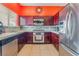 Efficient kitchen featuring stainless steel appliances and ample counter space at 4110 Bonita Desert Ct, North Las Vegas, NV 89032