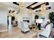 Inviting lounge area featuring stylish decor, a cozy fireplace, and comfortable seating at 468 Harvest Rain, Las Vegas, NV 89011