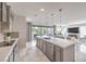 Well-equipped kitchen with a large island, stainless steel appliances, and seamless integration with the living area at 4924 E Cactus Canyon Dr, Pahrump, NV 89061