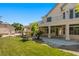 Large backyard with covered patio for relaxing and entertaining at 5128 Blissful Valley Cir, Las Vegas, NV 89149