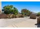 Spacious driveway leads to a walled backyard at 5128 Blissful Valley Cir, Las Vegas, NV 89149