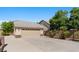 Detached two-car garage with driveway at 5128 Blissful Valley Cir, Las Vegas, NV 89149