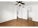 Spacious bedroom offering access to both a bathroom and a closet, providing ample storage and convenience at 6029 Mustang Breeze Trl # 101, Henderson, NV 89011