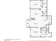 Floor plan showcasing the second floor layout including bedrooms and living spaces at 6029 Mustang Breeze Trl # 101, Henderson, NV 89011