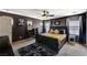 Spacious main bedroom with soft carpet, large windows and modern decor at 7486 Benlomond Ave, Las Vegas, NV 89179