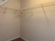 View of an empty walk-in closet with wire shelving at 7788 Soda Canyon St, Las Vegas, NV 89139