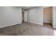 Neutral bedroom with carpet flooring, neutral walls, and recessed lighting at 7905 Idledale Ct # 102, Las Vegas, NV 89145