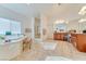 Spacious bathroom featuring a soaking tub, shower, and dual sink vanity at 8137 Cape Flattery Ave, Las Vegas, NV 89147