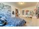 Spacious bedroom with creative decor, natural light, and comfortable bed at 8137 Cape Flattery Ave, Las Vegas, NV 89147