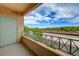 Enjoy the views from this spacious balcony at 10525 Pine Glen Ave # 206, Las Vegas, NV 89144