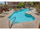 View of a community pool that has many chairs around it at 10525 Pine Glen Ave # 206, Las Vegas, NV 89144