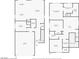 Detailed floor plan showcasing the layout of the bedrooms, bathrooms, kitchen, living room, and garage at 12430 Foxtail Run Ave, Las Vegas, NV 89138