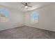 Bright bedroom featuring carpet flooring and multiple windows for natural light at 133 Clouded Ave, Henderson, NV 89002