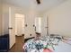 This bedroom boasts hard surface floors, closet and an attached storage area at 1491 Sunrise View Dr, Las Vegas, NV 89110