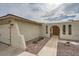 Welcoming front entrance with double doors and unique architectural details at 1491 Sunrise View Dr, Las Vegas, NV 89110