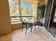 Balcony with tiled floor and outdoor furniture, perfect for relaxing and enjoying the views at 210 E Flamingo Rd # 215, Las Vegas, NV 89169