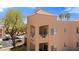 Multiple balconies offer outdoor living in this desert home, enhancing the architectural style and charm at 2200 Highpointe Dr # 202, Laughlin, NV 89029