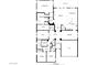 Home floor plan layout showcasing a spacious living room, primary bedroom, kitchen, dining room, and bedrooms at 2433 Cingoli St, Henderson, NV 89044