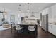 Gourmet kitchen features a large center island, stainless steel appliances, and ample counter space for culinary enthusiasts at 2489 Cingoli St, Henderson, NV 89044