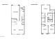 First and second floor plan showing the layout of the home's two floors at 2534 Petunia Garden St # 222, North Las Vegas, NV 89081
