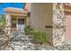 Charming home featuring a covered porch and desert landscaping for added curb appeal at 2728 Holmfault St, Henderson, NV 89044