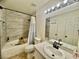 Recently renovated bathroom with stylish bathtub and sink at 3151 Soaring Gulls Dr # 1023, Las Vegas, NV 89128