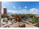 Balcony featuring comfortable seating and neighborhood views at 3165 Via Como, Henderson, NV 89044
