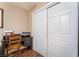 Bedroom with work area and closet at 3341 Heavenly View Ct, Las Vegas, NV 89117