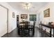 Bright dining area with black tiled flooring, perfect for Gathering meals at 3341 Heavenly View Ct, Las Vegas, NV 89117