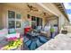 Charming patio area with cozy seating and views of the lush surroundings at 4140 Coneflower St, Las Vegas, NV 89135