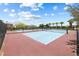 Well-maintained pickleball courts with vibrant colors and surrounding landscaping at 4140 Coneflower St, Las Vegas, NV 89135
