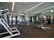 Spacious gym equipped with a variety of modern fitness machines and mirrored walls at 4381 W Flamingo Rd # 3118, Las Vegas, NV 89103