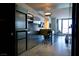 This efficient kitchen features stainless steel appliances and a cozy dining nook with bar stool seating at 4381 W Flamingo Rd # 3118, Las Vegas, NV 89103