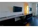Office with a sleek desk, modern chair, and integrated storage solutions at 4381 W Flamingo Rd # 3118, Las Vegas, NV 89103