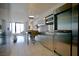 This contemporary kitchen features stainless steel appliances, modern cabinetry, and sleek countertops at 4381 W Flamingo Rd # 3616, Las Vegas, NV 89103