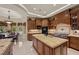 Spacious kitchen with a center island, a breakfast nook, and lots of storage at 5079 Mountain Top Cir, Las Vegas, NV 89148