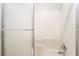 Shower with glass sliding doors and tiled walls at 6622 Black Oil Dr, Las Vegas, NV 89122