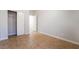 Bedroom features tiled floors and a double door closet for storage at 6622 Black Oil Dr, Las Vegas, NV 89122