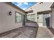 Private courtyard featuring brick flooring and neutral-colored walls at 720 Webber Park St, Henderson, NV 89011