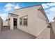 Home exterior with low maintenance landscaping, and a covered patio area at 720 Webber Park St, Henderson, NV 89011