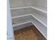 Pantry with corner shelving at 7924 Pale Rider St, Las Vegas, NV 89131