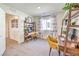 Spacious office area featuring two desks, modern shelving, and a bright, productive workspace at 799 Calm Crystal Ct # Lot 142, North Las Vegas, NV 89081