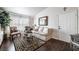 Cozy living room with hardwood floors, neutral paint, and stylish decor at 8101 W Flamingo Rd # 2006, Las Vegas, NV 89147